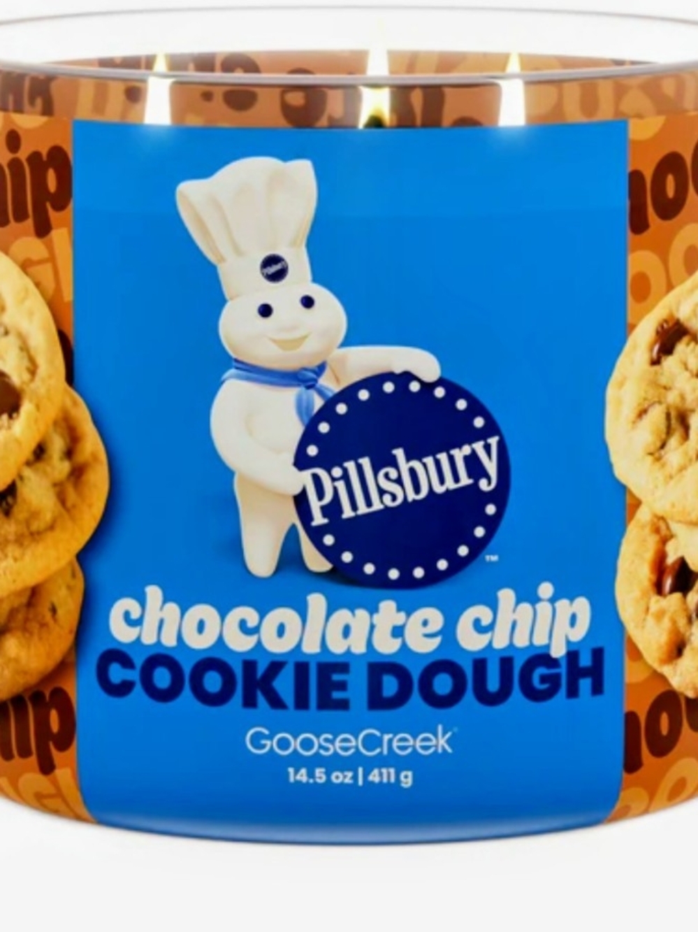 Goose Creek Pillsbury Chocolate Chip Cookie Dough Scented Candle - Blue